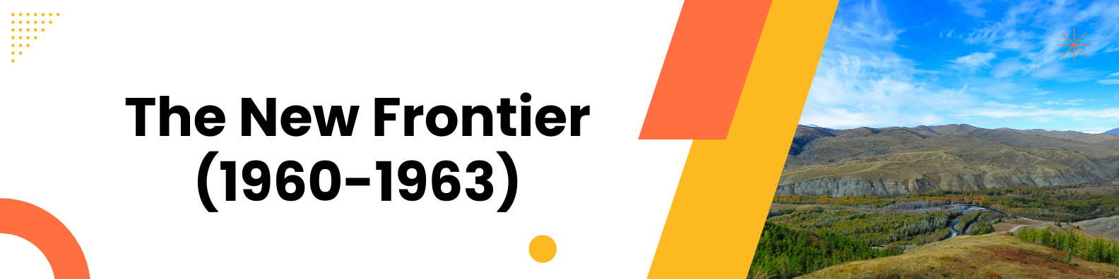 Unit 6: The New Frontier (1960-1963) Banner